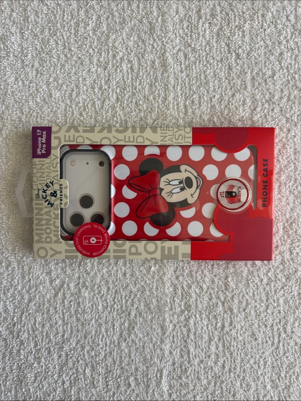 Disney Minnie Mouse Red & White Polka Dot iPhone 17 Pro Max Case
